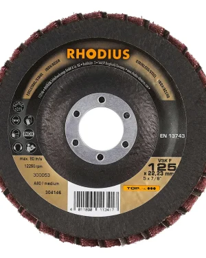 Disque à lamelles inclinées en non-tissé – 125mm – 304146 (x10)