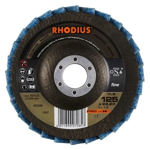 Disque à lamelles inclinées en non-tissé – 125mm – Grain fin – 303348 (x10)