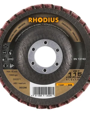 Disque à lamelles inclinées en non-tissé – D115 – G80 – 353296 (x10)