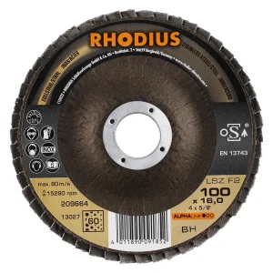 Disque à lamelles inclinées en zircon – 100mm – Grain 60 – 209664 (x10)