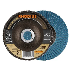 Disque à lamelles inclinées en zircon – 100mm – Grain 80 – 209665 (x10)