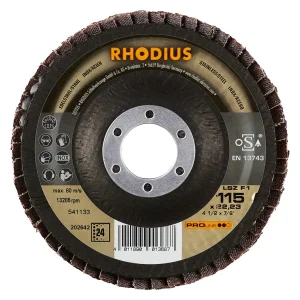 Disque à lamelles inclinées en zircon – 115mm – Grain 24 – 202642 (x10)