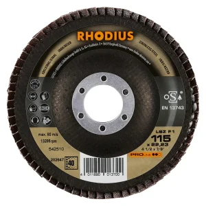 Disque à lamelles inclinées en zircon – 115mm – Grain 40 – 202647 (x10)