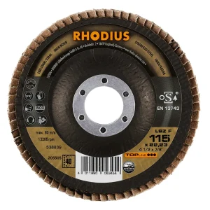 Disque à lamelles inclinées en zircon – 115mm – Grain 40 – 205505 (x10)