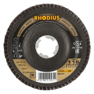 Disque à lamelles inclinées en zircon – 115mm – Grain 40 – 211389 (x10)