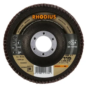 Disque à lamelles inclinées en zircon – 115mm – Grain 60 – 202662 (x10)