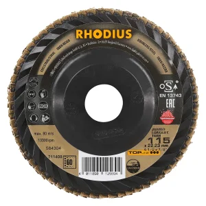 Disque à lamelles inclinées en zircon – 115mm – Grain 60 – 211408 (x10)