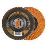 Disque à lamelles inclinées en zircon - 125mm - Grain 40 - 208740