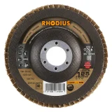 Disque à lamelles inclinées en zircon - 125mm - Grain 40 - 208740