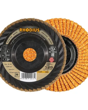 Disque à lamelles inclinées en zircon – 125mm – Grain 40 – 211410 (x10)