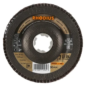 Disque à lamelles inclinées en zircon – 125mm – Grain 60 – 211393 (x10)