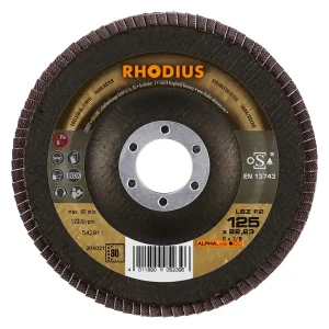 Disque à lamelles inclinées en zircon – 125mm – Grain 80 – 204021 (x10)