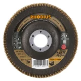 Disque à lamelles inclinées en zircon - 125mm - Grain 80 - 208742