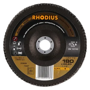 Disque à lamelles inclinées en zircon – 180mm – Grain 40 – 209666 (x10)