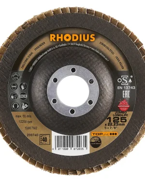 Disque à lamelles inclinées en zircon – D125 – G40 – 208740 (x10)