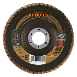 Disque à lamelles plates en céramique – 125mm – Grain 60 – 210623 (x10)