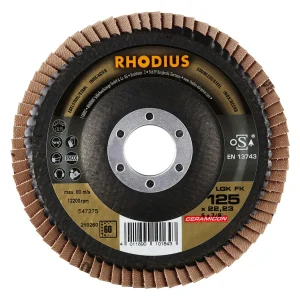 Disque à lamelles plates en céramique – D125 – G60 – 210260 (x10)