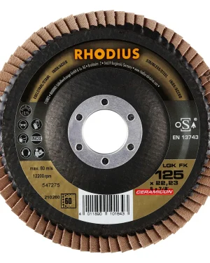 Disque à lamelles plates en céramique – D125 – G60 – 210260 (x10)