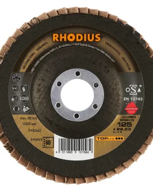 Disque à lamelles plates en céramique – D125 – G60 – 210623 (x10)