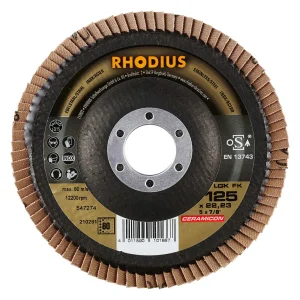 Disque à lamelles plates en céramique – D125 – G80 – 210261 (x10)