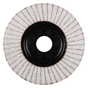 Disque à lamelles plates en corindon – 125mm – Grain 40 – 211314 (x5)