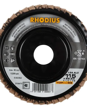 Disque à lamelles plates en corindon – D115 – G40 – 210473 (x10)