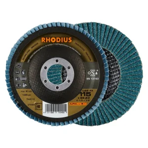 Disque à lamelles plates en zircon – 115mm – Grain 120 – 210598 (x10)
