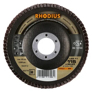 Disque à lamelles plates en zircon – 115mm – Grain 60 – 202776 (x10)