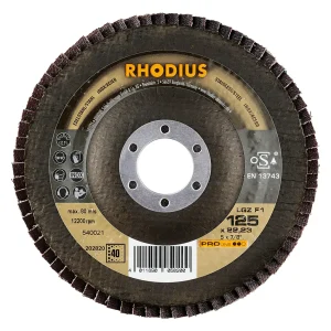 Disque à lamelles plates en zircon – 125mm – Grain 40 – 202820 (x10)