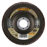 Disque à lamelles plates en zircon - 125mm - Grain 60 - 202825