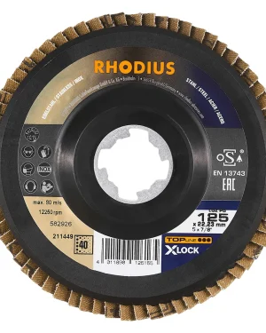 Disque à lamelles plates en zircon – D125 – G40 – 211449 (x10)