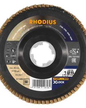 Disque à lamelles plates en zircon – D125 – G60 – 211450 (x10)