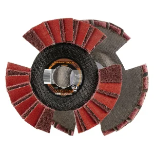 Disque à lamelles Vision inclinées en non-tissé – 125mm – 209504 (x10)