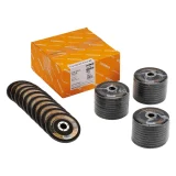 Disque à lamelles Vision inclinées en zircon - 115mm - Grain 80 - 208410