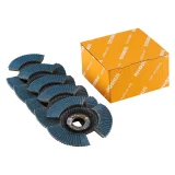 Disque à lamelles Vision inclinées en zircon - 125mm - Grain 60 - 211304