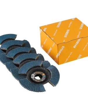 Disque à lamelles Vision inclinées en zircon – 125mm – Grain 60 – 211304 (x5)