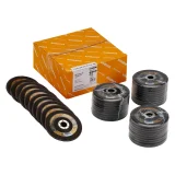 Disque à lamelles Vision inclinées en zircon - 125mm - Grain 80 - 208413