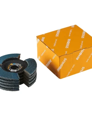 Disque à lamelles Vision inclinées en zircon – 125mm – Grain 80 – 211305 (x5)