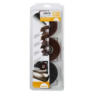 Disque à satiner kit de 3 disques – 100mm – fin moyen gros – 353073 (x1)