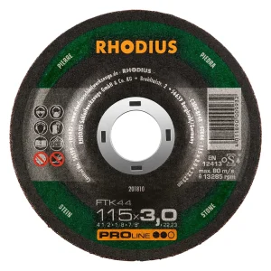 Disque à tronçonner déporté en carbure de silicium – 115mm – 201810 (x25)