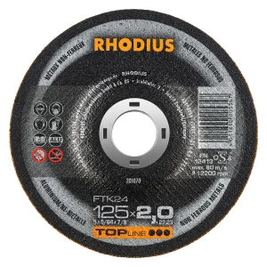 Disque à tronçonner déporté en carbure de silicium – 125mm – 201070 (x25)