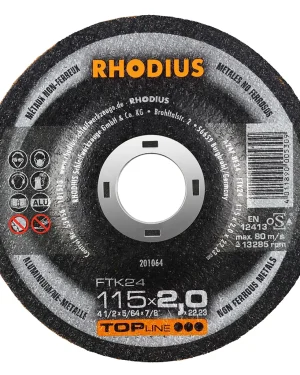 Disque à tronçonner déporté en carbure de silicium – D115 – 201064 (x25)