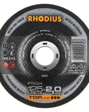 Disque à tronçonner déporté en carbure de silicium – D125 – 201070 (x25)