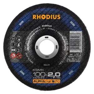 Disque à tronçonner déporté en corindon – 100mm – 200629 (x25)