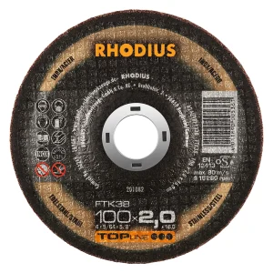 Disque à tronçonner déporté en corindon – 100mm – 201082 (x25)