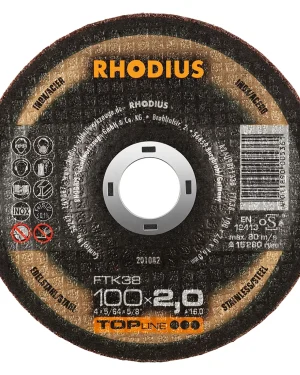 Disque à tronçonner déporté en corindon – 100mm – 201082 (x25)