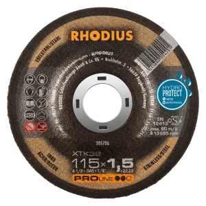 Disque à tronçonner déporté en corindon – 115mm – 205706 (x50)