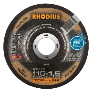 Disque à tronçonner déporté en corindon – 115mm – 206168 (x50)