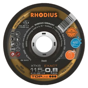 Disque à tronçonner déporté en corindon – 115mm – 206683 (x50)