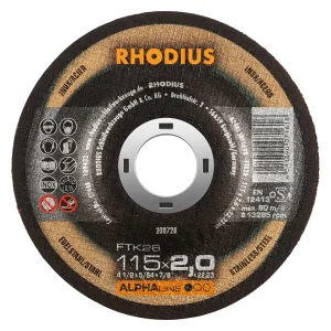 Disque à tronçonner déporté en corindon – 115mm – 208728 (x25)